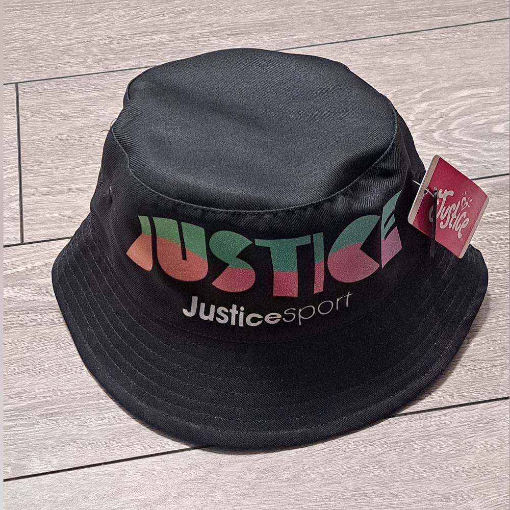 Brand New Justice Sport Black Bucket Hat